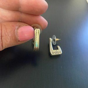 Brighton Silver Scroll post earrings